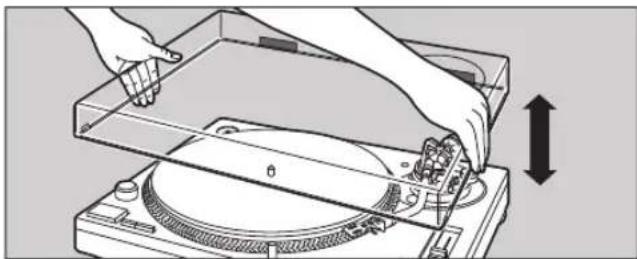 TECHNICS SL1200MK7 - Fit the dust cover - 1