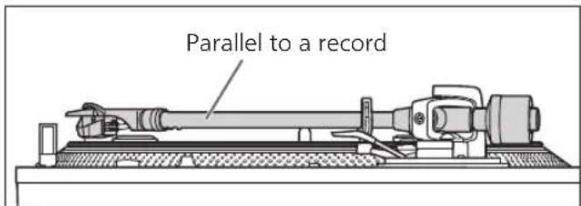 TECHNICS SL1200MK7 - - When you don't know the cartridge height (H) or when you don't use the supplied head shell - 1
