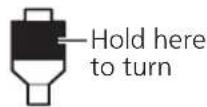 TECHNICS SL1200MK7 - Free the tone arm from the arm rest and adjust horizontal balance by turning the balance weight. - 1