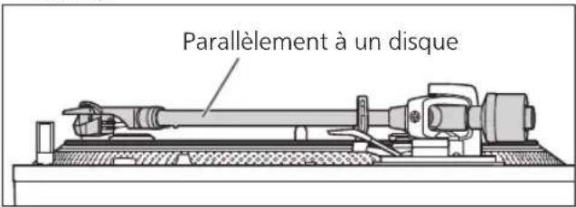 TECHNICS SL1200MK7 - ■ Si vous ne connaissez pas la hauteur de la cellule de lecture (H) ou lorsque vous n'utilisez pas la coquille porte-cellule fournie - 1