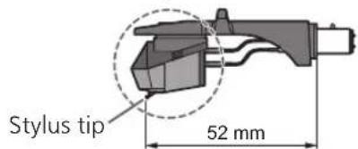 TECHNICS SL1200MK7 - Adjust the overhang. - 1