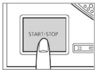 TECHNICS SL1200MK7 - Press [START-STOP]. - 3