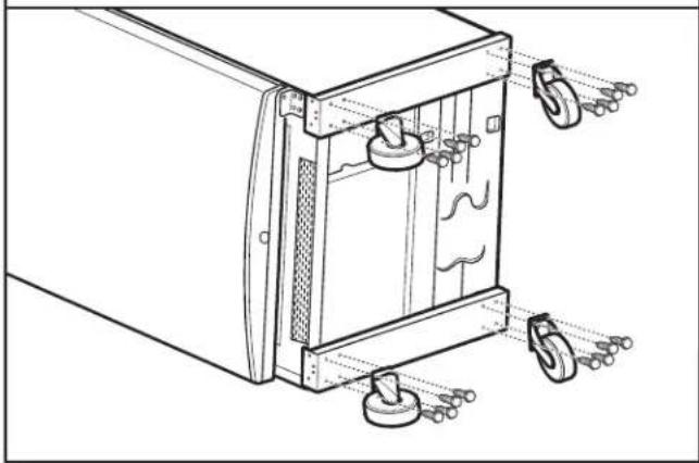 Gladiator GARF30FDGB - Install Caster Brackets 6. Attach Casters - 2