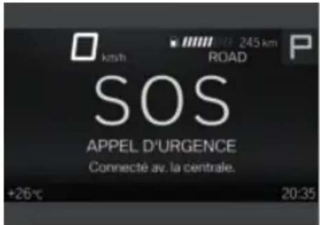 BMW R 1250 GS (2020) - Appel d'urgence manuel Condition préalable - 2
