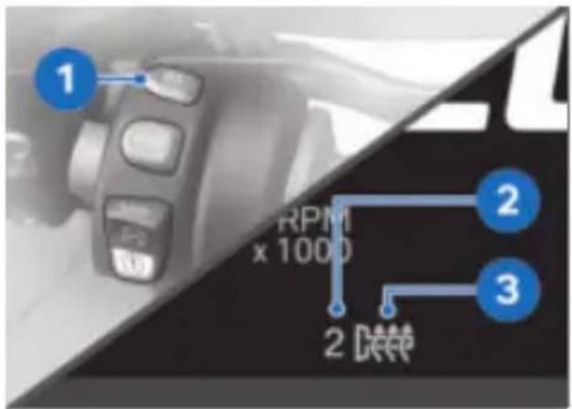 BMW R 1250 GS (2020) - Utilisation du chauffage - 1
