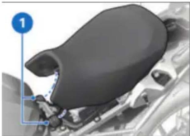 BMW R 1250 GS (2020) - Pose de la selle pilote - 1