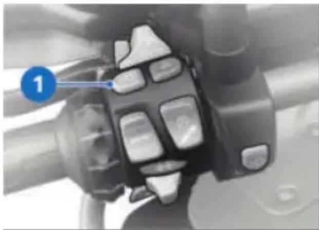 BMW R 1250 GS (2020) - Allumage du feu de jour dans l'obscurité. - 2