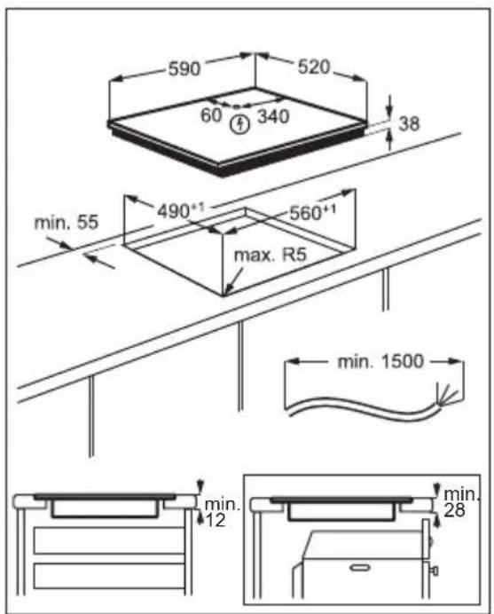ZANUSSI ZHRN642K - Montering - 2
