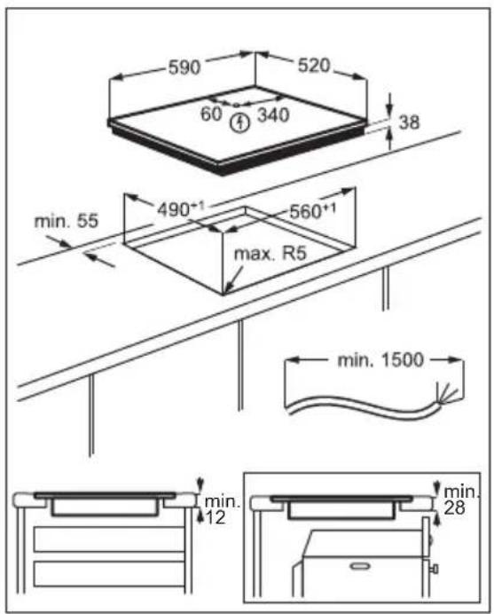 ZANUSSI ZHRN642K - Montering - 2