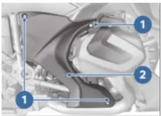 BMW R 1250 RT (2020) - Débranchement incorrect de la batterie - 2