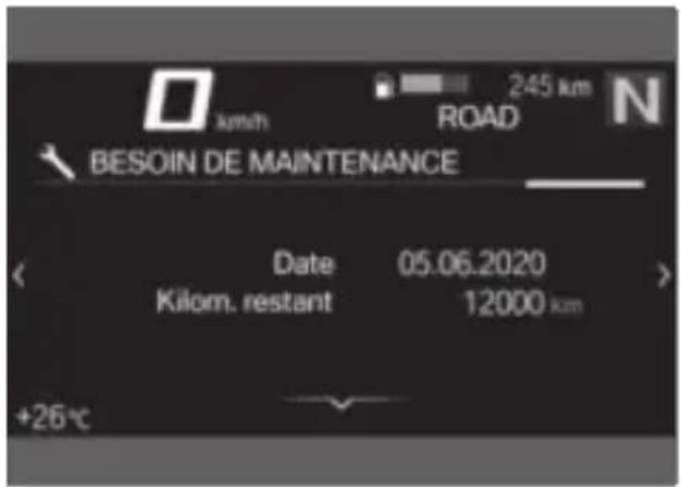 BMW R 1250 RT (2020) - Échéance de service - 1