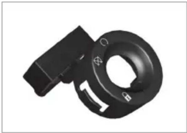 BMW R 1250 RT (2020) - Antenne annulaire presente dans le commutateur d'allumage - 1