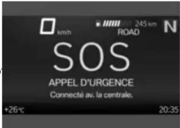 BMW F 900 XR (2020) - Appel d'urgence manuel Condition préalable - 1