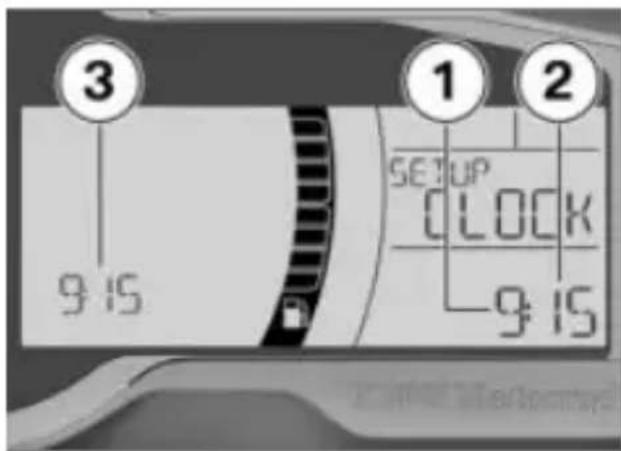 BMW F 750 GS (2020) - HEURE ET DATE - 1