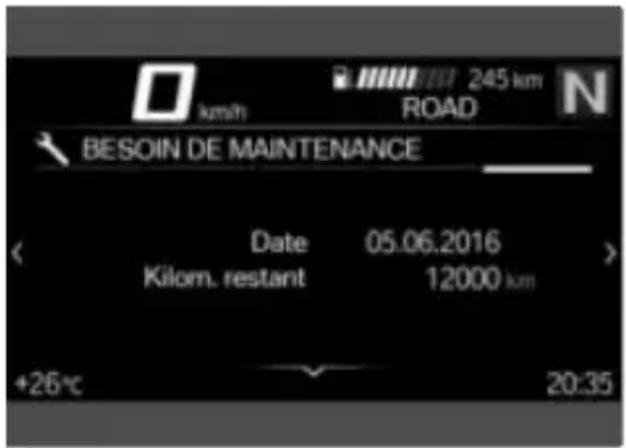 BMW F 750 GS (2020) - Échéance de service - 1