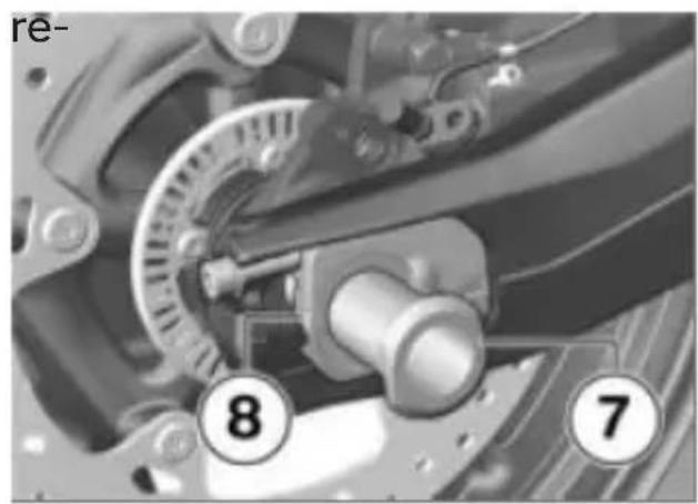 BMW F 750 GS (2020) - Dépose de la roue arrêté - 6