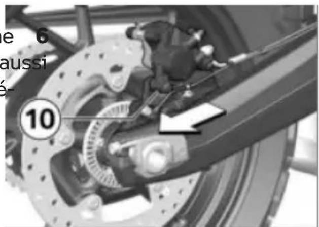 BMW F 750 GS (2020) - Dépose de la roue arrêté - 8