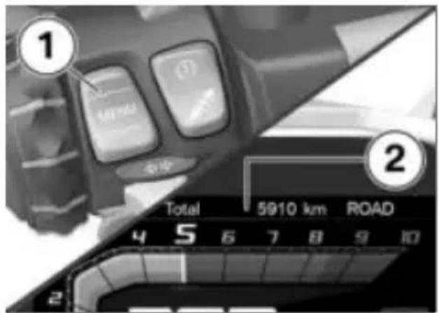 BMW F 750 GS (2020) - Changement du focus de commande - 2