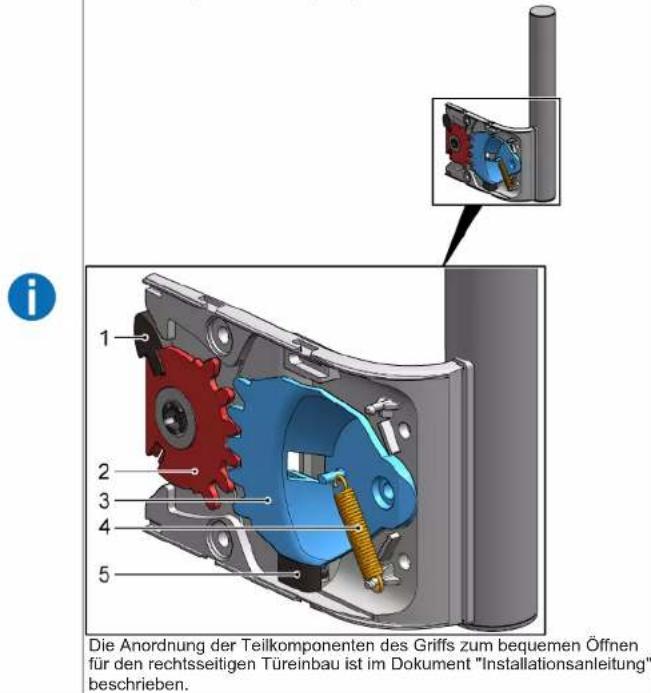 SIEMENS GS36NBWFV - Einbauendes Griffs zum bequemen Öffnen - 1