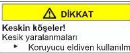 SIEMENS GS36NBWFV - Kapinin ust mentesesinin degistirilmesi (gostergeli kapi) - 4