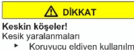 SIEMENS GS36NBWFV - Kapinin ust menteşsinin degişirilmesi - 4