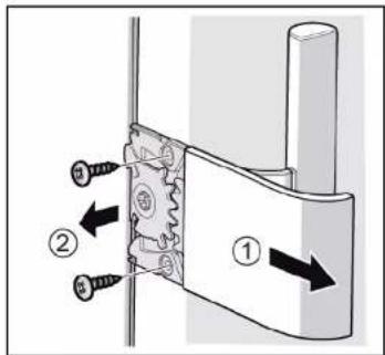 SIEMENS GS36NBWFV - Remover o puxador "easy opening" - 1