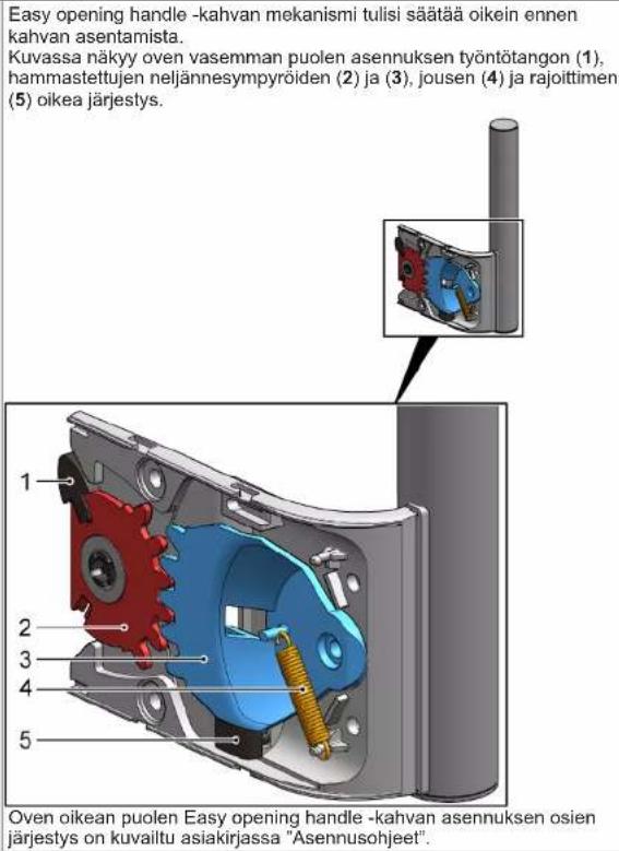 SIEMENS GS36NBWFV - Easy opening handle -kahvan asennus - 1