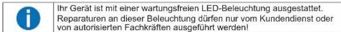 SIEMENS GS36NBIFV - Austauschen des LED-Oberlichts - 1