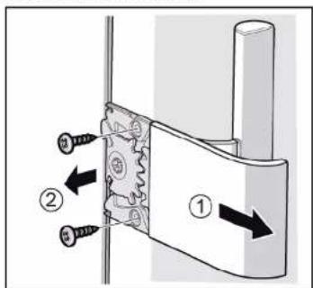 SIEMENS GS36NBIFV - Lihtsalt avatava kä Epideme easy opening handle eemaldamine - 1