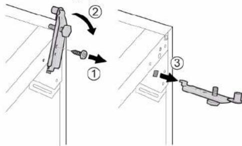 SIEMENS GS36NBIFV - Replacing door lower hinge - 2