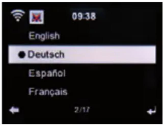 Imperial Dabman i200 CD - Language - 1