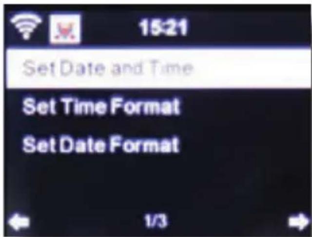 Imperial Dabman i200 CD - Date & Time - 1