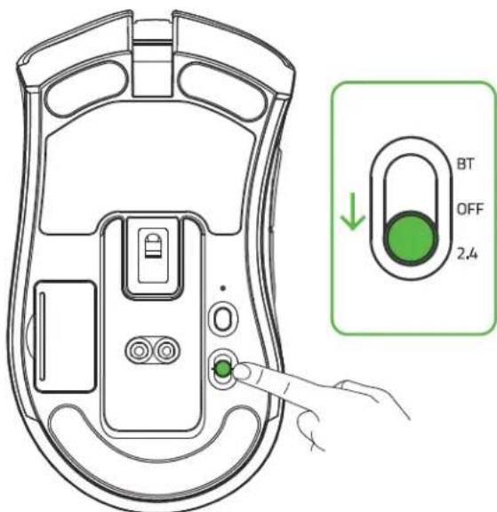 RAZER DeathAdder V2 Pro - CONNEXION DE VOTRE SOURIS - 3