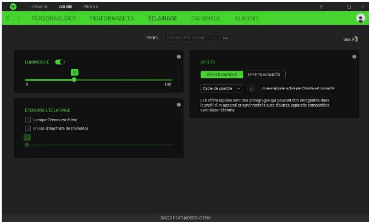 RAZER DeathAdder V2 Pro - Eclairage - 1