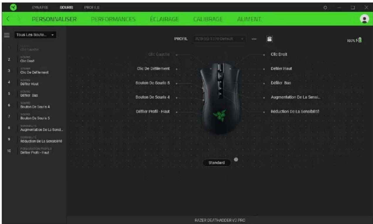 RAZER DeathAdder V2 Pro - Barrelatérale - 1