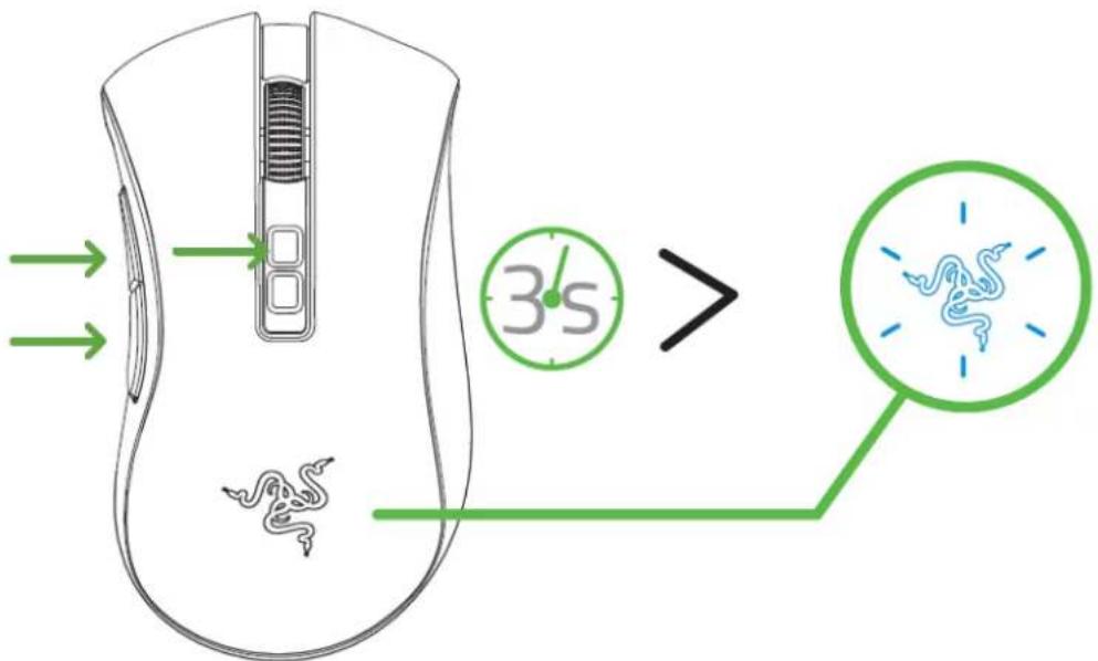 RAZER DeathAdder V2 Pro - VIA MODE BLUETOOTH - 2