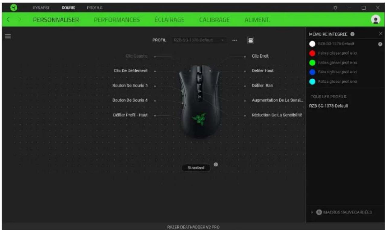 RAZER DeathAdder V2 Pro - Profils Enregistres - 2