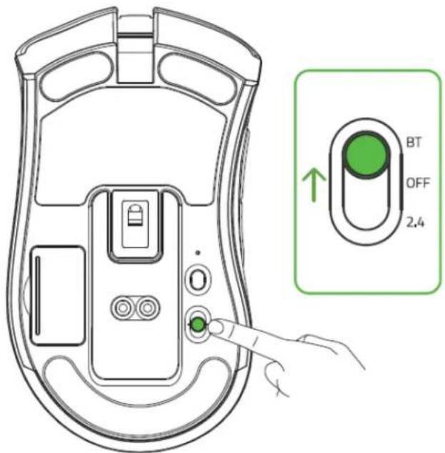 RAZER DeathAdder V2 Pro - VIA MODE BLUETOOTH - 1