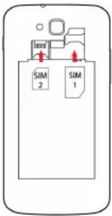 YEZZ Andy 6M - Instalar la tarjeta SIM y la batería - 2