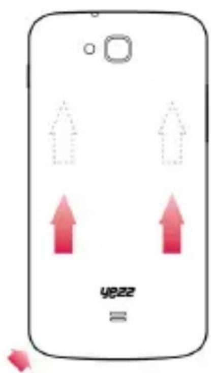 YEZZ Andy 6M - Introduceti un card de memorie (optional) - 1