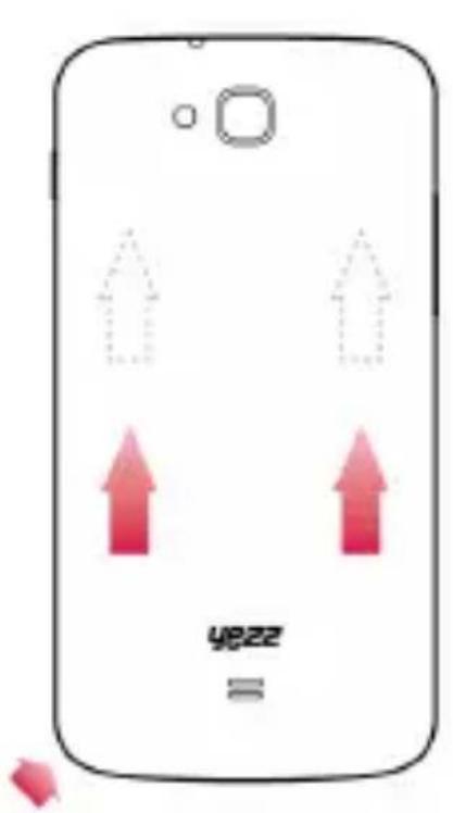 YEZZ Andy 6M - Insertar una tarjeta de memoria (opcional) - 1