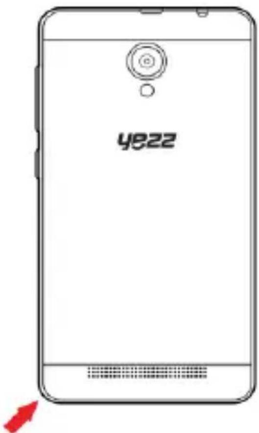 YEZZ Andy 4.5E LTE - Installer la carte SIM et la batterie - 1