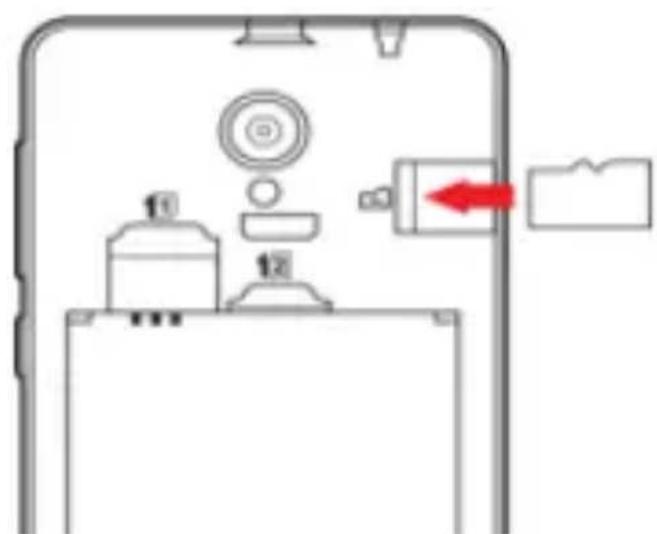 YEZZ Andy 4.5E LTE - Insérer une carte mémoire (en option) - 2
