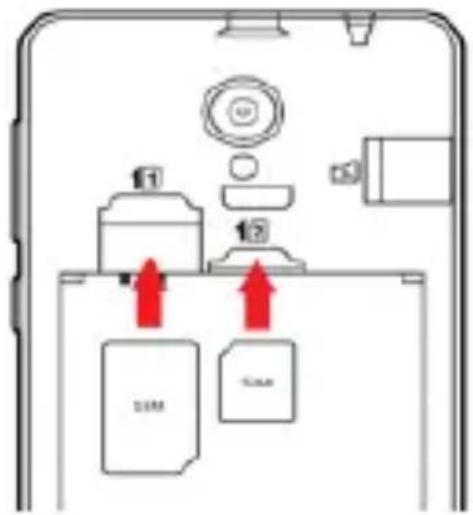 YEZZ Andy 4.5E LTE - Install the SIM card and battery - 2