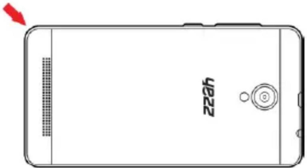 YEZZ Andy 4.5E LTE - Insert a memory card (optional) - 1