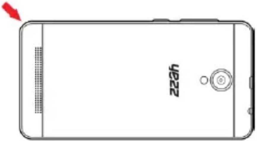 YEZZ Andy 4.5E LTE - Insérer une carte mémoire (en option) - 1