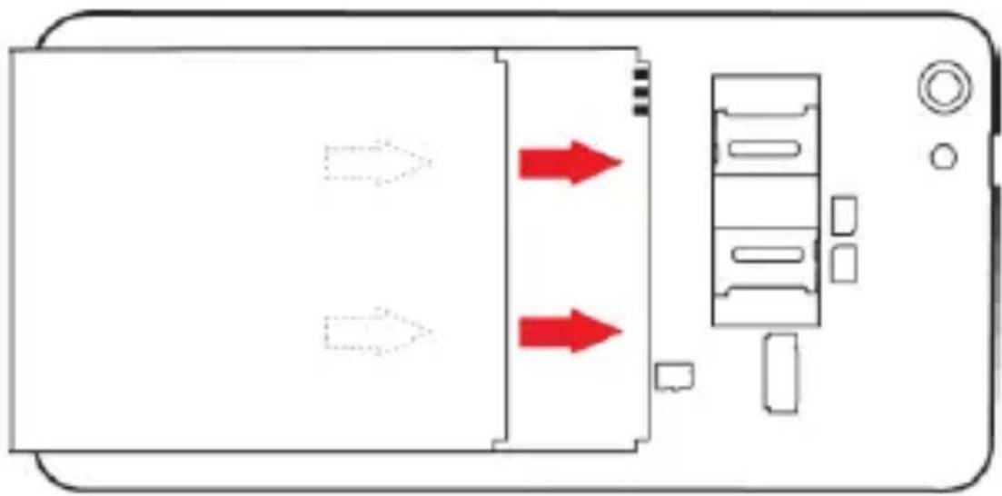 YEZZ Andy 4.7T - Installer la carte SIM et la batterie - 3