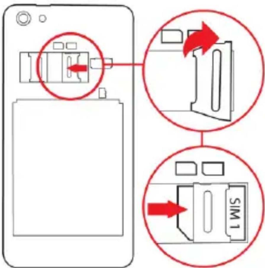 YEZZ Andy 4.7T - Installer la carte SIM et la batterie - 2