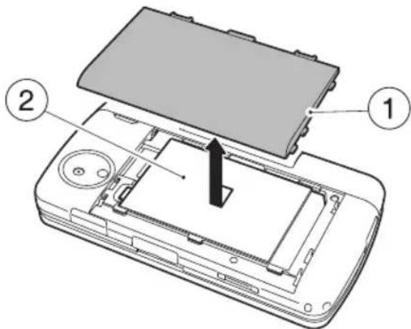TOSHIBA Portégé G910 - Installation de la carte SIM, de la batterie et de la carte microSD - 1
