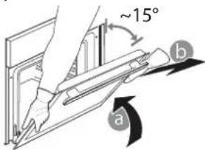 WHIRLPOOL W6 OM5 4S1 P - TOGLIERE E RIMONTARE LA PORTA - 2